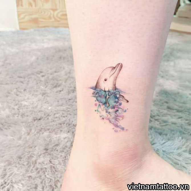 Cá voi xanh mang biểu tượng đặc  16Ink Tattoo Studio  Facebook
